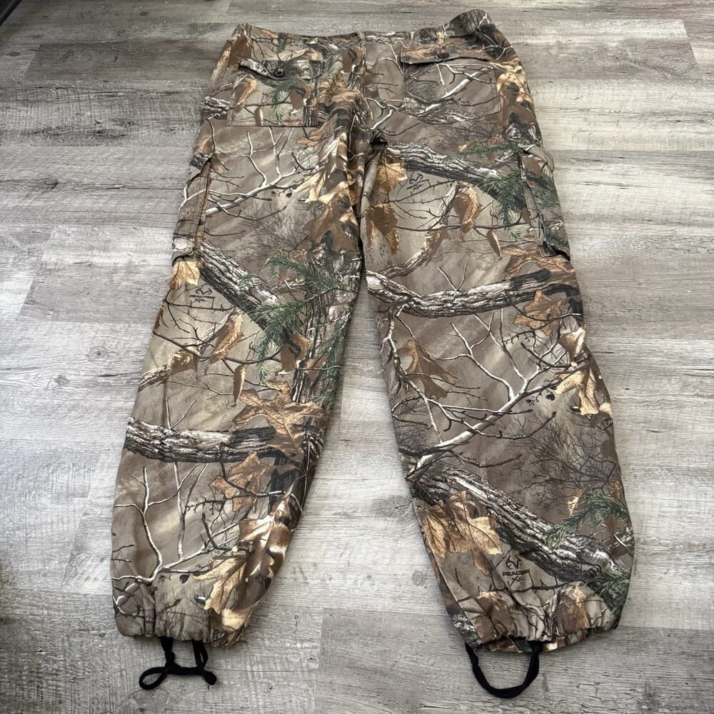 Realtree Xtra Camo Cargo Pants Size XL Hunting Camouflage 40x31 Pink Logo